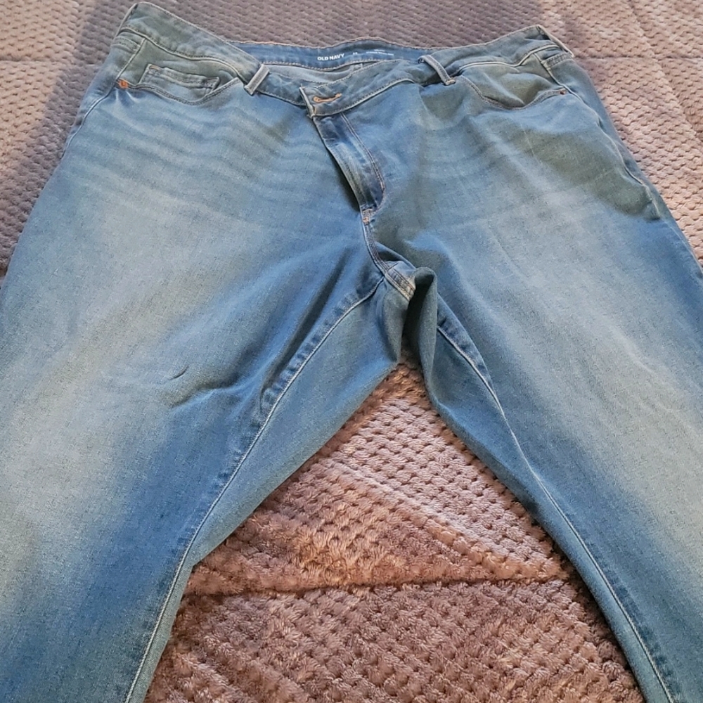 Old navy medium blue jeans Size 22